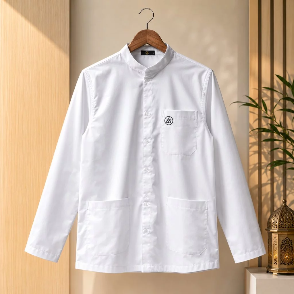 Baju Koko Putih ALHASANAH