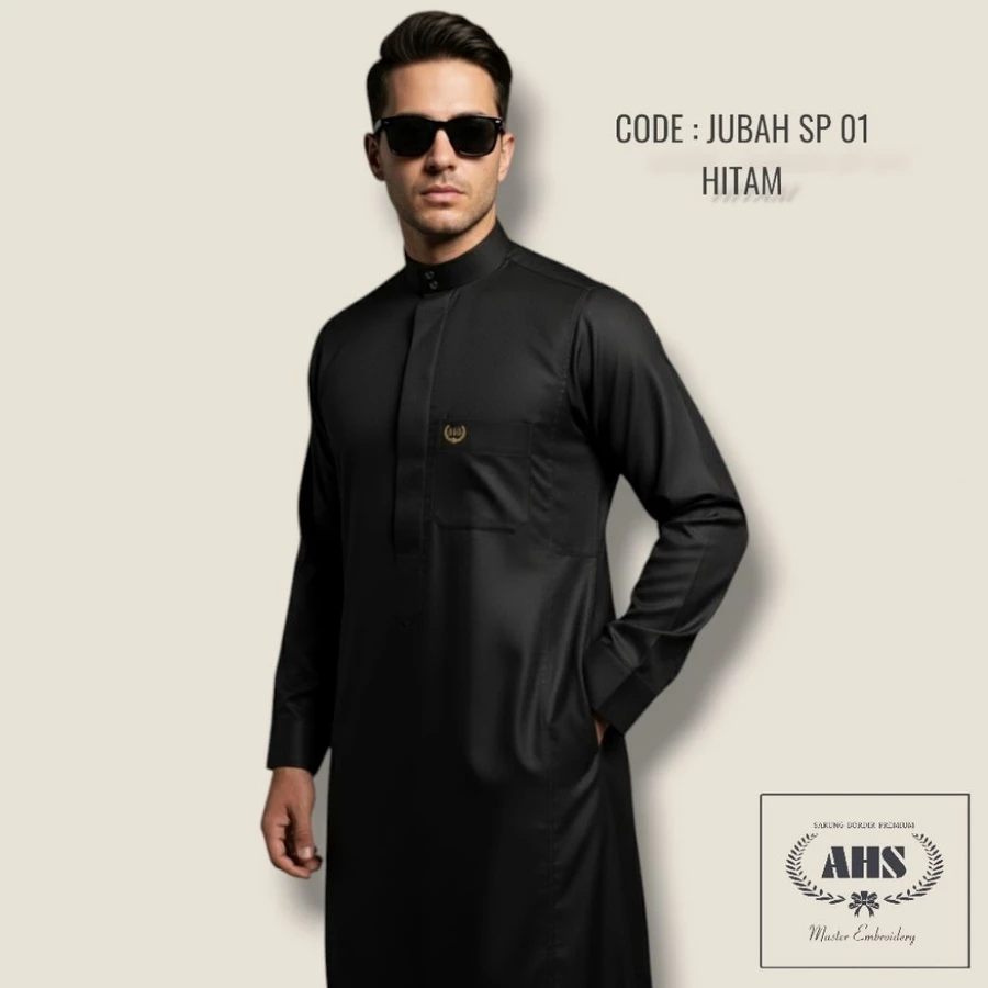 Gamis SP 01 Hitam